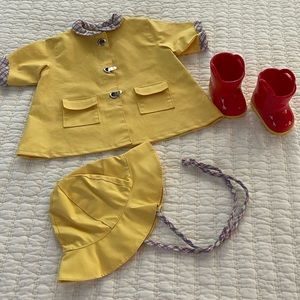 American Girl “Bitty Baby “ Rainy Day Set